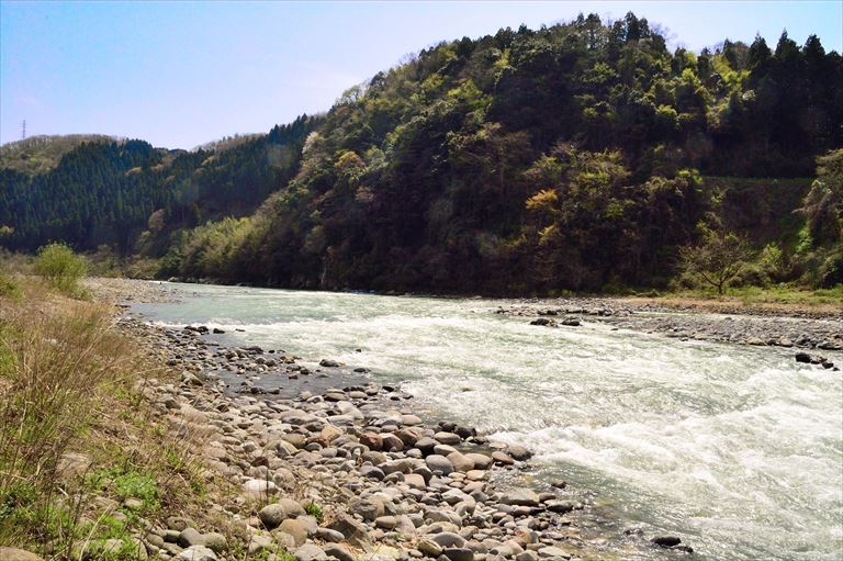 白山から流れる手取川